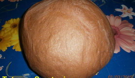 шоколадное дрожжевое тесто