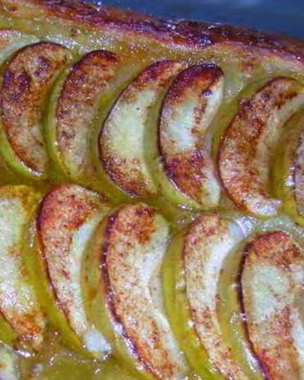 Рецепт слоеного дрожжевого теста с яблоками