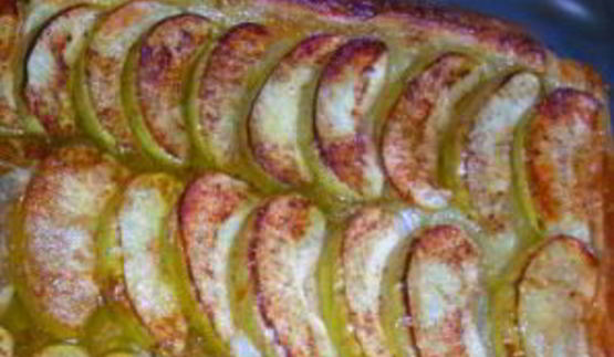 слоеное дрожжевое тесто с яблоками