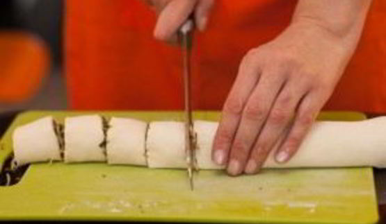 слоеное тесто с фаршем