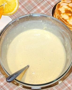 Тесто для блинов на молоке без яиц