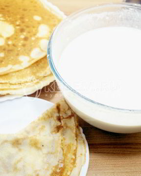 Тесто для блинов на молоке