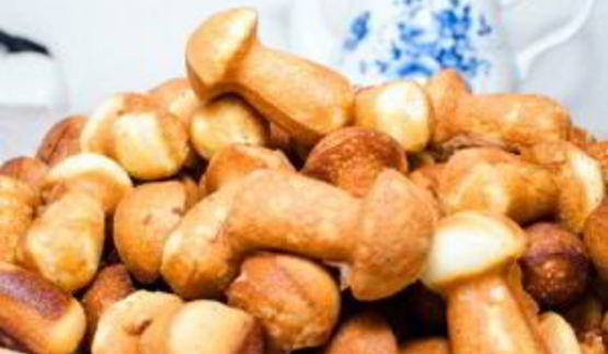 тесто для грибочков в форме