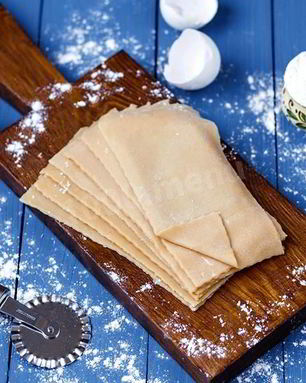 Тесто для листов лазаньи