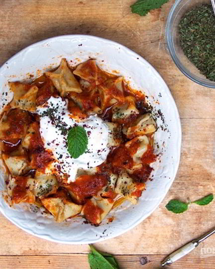 Рецепт теста для мантов с мясом