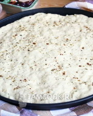 Тесто для пиццы на кефире