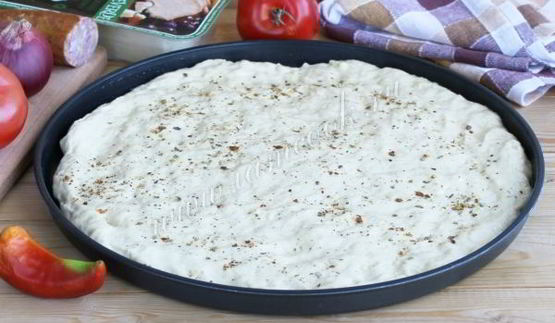 тесто для пиццы на кефире