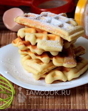 Тесто для вафель