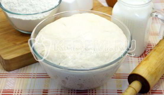 тесто на кефире для пирожков