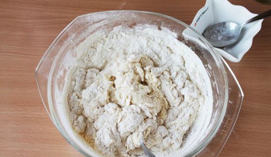 тесто с крахмалом