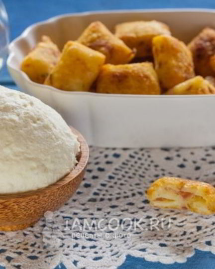 Рецепт творожного теста для жарки
