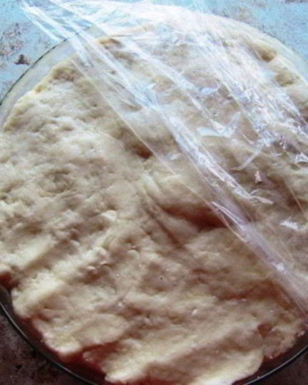 Рецепт творожного теста на кефире