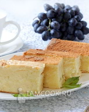 Бисквит на сметане