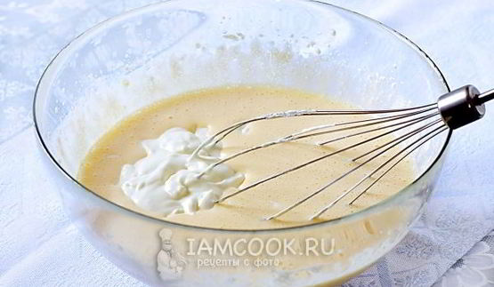 бисквит на сметане