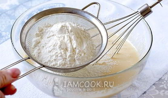 бисквит на сметане