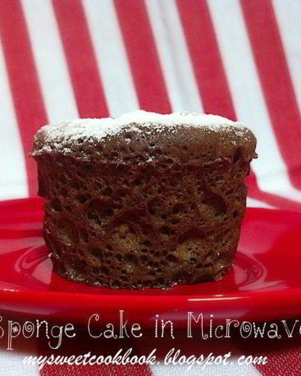 Рецепт бисквита в микроволновке