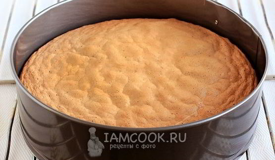 бисквитный торт панчо со сливочным кремом и ягодами