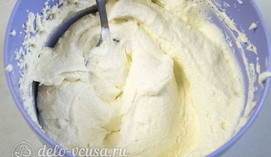 бисквитный торт с творожным кремом