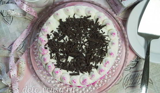 бисквитный торт с творожным кремом