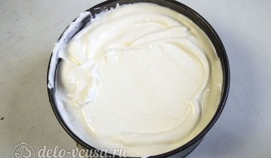 бисквитный торт с творожным кремом