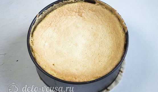 бисквитный торт с творожным кремом