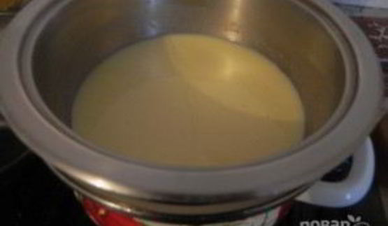 быстрый торт на сковороде с заварным кремом