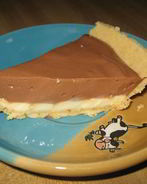 Двухслойный сырный торт