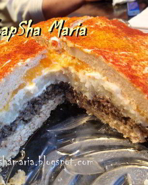 Куриный слоеный торт с грибами и цветной капустой