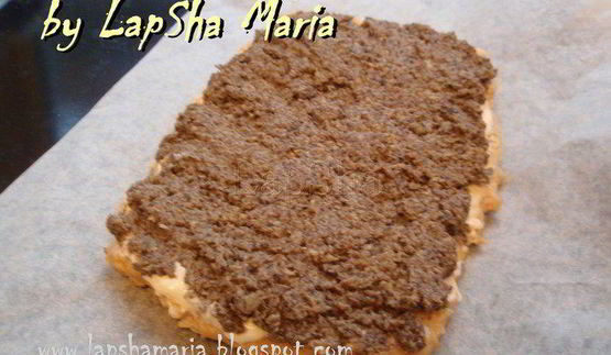 куриный слоеный торт с грибами и цветной капустой