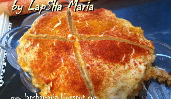 куриный слоеный торт с грибами и цветной капустой