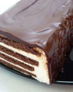 Легкий творожный торт