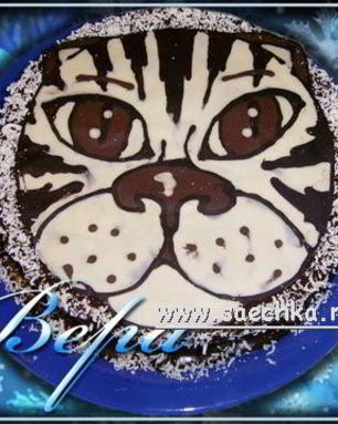 Польский шоколадный торт с тигренком