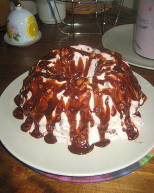 Шоколадно-творожный тортик