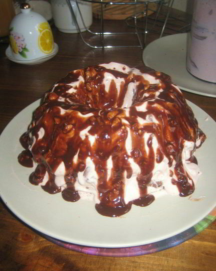 Рецепт шоколадна-творожного тортик