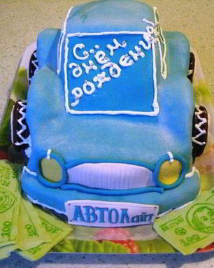Торт Автомобиль