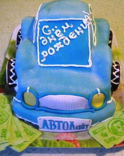 Рецепт торта автомобиль