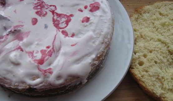 торт бисквитный со сливочно-фруктовым кремом хрустальная донна