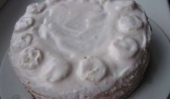 торт бисквитный со сливочно-фруктовым кремом хрустальная донна