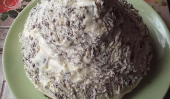 торт елочка