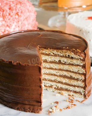 Торт из готовых песочных коржей