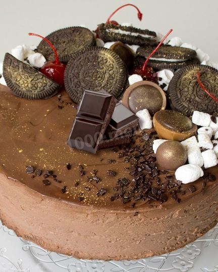 Рецепт торта из крошки печенья с выпечкой