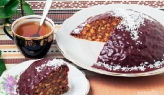 торт из печенья и вареной сгущенки