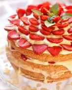 Торт Клубника со сливками