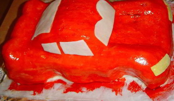 торт машинка маквин