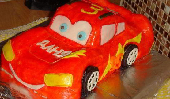 торт машинка маквин