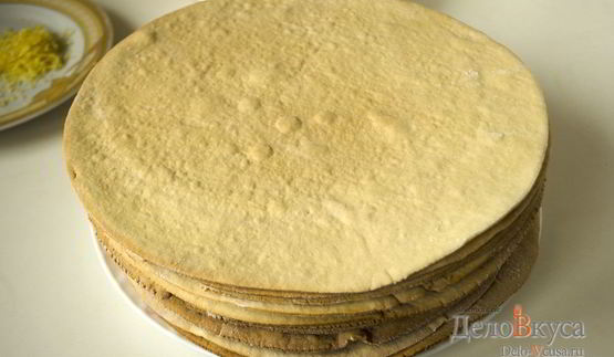 торт медовик со сметанным кремом