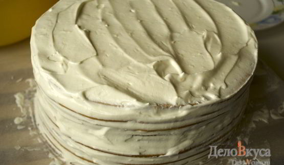 торт медовик со сметанным кремом