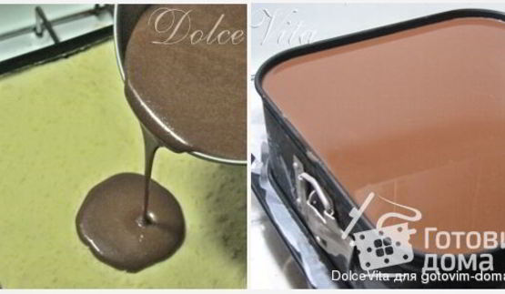 торт-мусс три шоколада