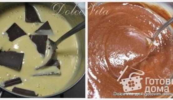 торт-мусс три шоколада