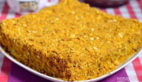 торт наполеон домашний